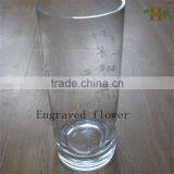 Handmade Thick Glass Vase Tall Cylinder Glass Vase thumbnail-1