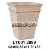 Vietnam Classic Cylinder White Wash Terracotta thumbnail-1