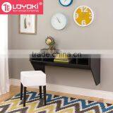 Floating Desk Storage Modern Wall Computer Desk Floating Hanging Shelving Space Saver Wall Mounted Desk thumbnail-3