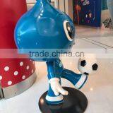 Football Man Cartoon Figure Mascot for Shopping Mall thumbnail-5