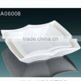 2014 Hot Sale White Ceramic Square Soup Plate thumbnail-1