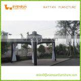 Synthetic Rattan Showerproof Gazebo With Curtain thumbnail-2