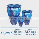 GLAZED CERAMIC OUTDOOR POT BN-G092 thumbnail-1