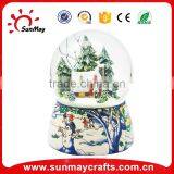 Polyresin Christmas Snow Globes With Santa thumbnail-4