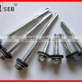 PT 5 Self Drilling Screw Hex Washer Head With EPDM Bonded Washer