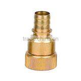1/2" 5/8" 3/4" 1" Solid Brass Barbed End Thread EU US Universal Hose Coupling