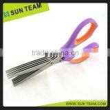 SK089 8" 5 Layers Popular Design Kitchen & Herb Scissors thumbnail-1