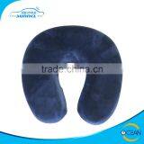 Classic Design High Quality U Shape Memory Foam Travel Neck Pillow Covered by Velvet thumbnail-1