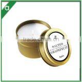 Small Luxury Travel Scented Candle in Gold Tone Tin thumbnail-2
