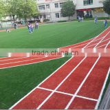 Natural artificial/grass turf for school running track project