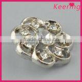Keering New Arrival Decorative Fashionable Shiny Metal Rhinestone Button for Garments WBK-1493 thumbnail-4