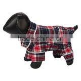 New Check Flannel Dog Puppy Pajamas , Pet Clothes S - Extra Large thumbnail-1