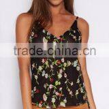 New Floral Design Allover Embroidery Fancy Tops Woman Summer Sleeveless Sexy Tops thumbnail-1