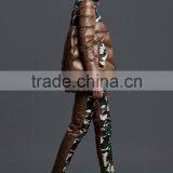 European Style Women Camo Down Filled Winter Keep Warm Pants thumbnail-2