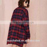 Hot Sale Summer Custom Western Women Plaid Shirt Factory Price thumbnail-4