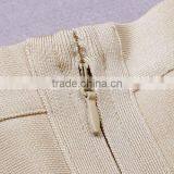 Restock Top Quality 2 Pieces Set Knee Length HL Rayon Sexy Women 2015 Bandage Dress 10 Color Wholesale thumbnail-5