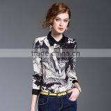 Maxnegio New Style Latest Printed Lady Blouse Designs thumbnail-2