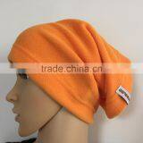 Promotional Winter Warm Orange Color Adult Polar Fleece Neck Warmer Hats thumbnail-5