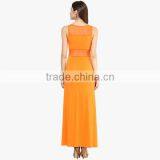 Chinese Clothing Manufacturers Dress Bodycon Dress, Evening Dress Orange Colour, Maxi Dress thumbnail-2
