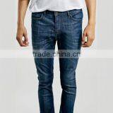Blue Washed Plain Slim Fit Skinny Jeans Men Factory Manufacturers thumbnail-3