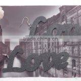 New Design Acrylic LOVE Letter Earrings 2015 Punk Earring Jewelry Hip Hop Custom Acrylic Letter Earring thumbnail-5