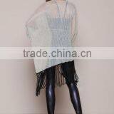 MGOO OEM Services Gold Dust Kimono Cardigan Fashion Tassels Tops Women Sexy Shawl Clothes Loose thumbnail-5