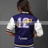 Custom Logo American Youth Size Jacket Letterman Varsity Baseball Women Jacket thumbnail-4