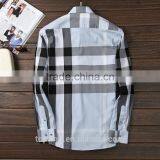 Button Down Collar Checkered New Design Custom Polo Shirt for Man thumbnail-2