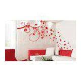 2000*1500mm Red Flower PVC Transfer Film Wall Sticker A0043 thumbnail-1