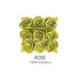 Chair Seat Home Felt Handmade Decorative Pillows Square Cozy With Red Rose thumbnail-1