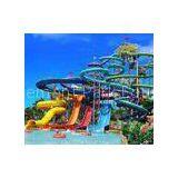 Commercial Family Fiberglass Slide , Water Park Spiral Slide for Kids Play thumbnail-1