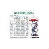 SJG Stationary Hydraulic Lift