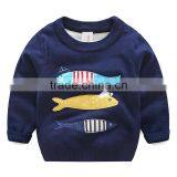 Autumn Spring and Winter Baby Wool Embroidery Knitting Design Sweater thumbnail-1