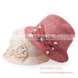 Wholesale Fashion Ladies Linum Equestrian Cap thumbnail-2