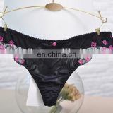 lady girl hot sexy picture see through embroidered thong panty