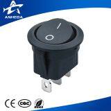 Illuminated Round Boat Electronics Rocker Switch Hidden Camera Light Switch T85 With LED Indicator thumbnail-2