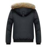 OEM Wholesale Black Winter Hoodie Jacket thumbnail-2
