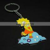 Custom Cute House Shape Soft Enamel Zinc Alloy Metal Key Chain With Laser Logo thumbnail-3
