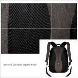 Advocator Laptop Backpacks With Pink Fluffy Ipad Interlayer Women Men Water-Resistant Pure Color Sturdy Business Commercial Official Shoulders Bags Rucksacks Daypacks Knapsacks for 15 Inch Computer - Dark Grey thumbnail-3