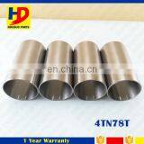 4TN78 4TN78T 4TNV78 4TNA78 Engine Cylinder Liner For Forklift Engine