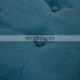 Modern Velvet Fabric Small Footstool Big Velvet Ottoman Storage Ottoman thumbnail-6