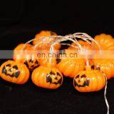 20 Halloween Pumpkin Battery Operated Holiday LED String Lights thumbnail-1
