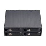 Unestech 4x2.5in Hard Disk to 5.25in Optibay SSD Hdd Mobile Rack for 2.5in Hard Drive Enclosure SFF-8643 thumbnail-4