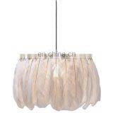 White Feather Pendant Lighting Kitchen Lighting Pendant Hanging Chandelier Modern Lamp Led Pendant Lights thumbnail-1