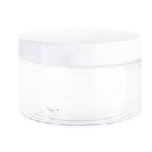 High Quality 200g Clear PET Cosmetic Cream Jar, Sleeping Mask Container thumbnail-1