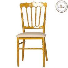 Home Furniture Side Chair With Wood Leg Armless Plastic Dining Chair With PU Leather Cushion thumbnail-2