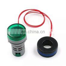 Mini Digital Voltmeter Ammeter 22mm Square AC 50-500V 0-100A Amp Volt Voltage Tester Meter Dual LED Indicator Pilot Lamp Light thumbnail-4