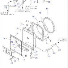Copper Radiator for Bulldozer , 154-03-00171 Bulldozer Spare Parts, 154-03-001711Bulldozer Radiator thumbnail-3