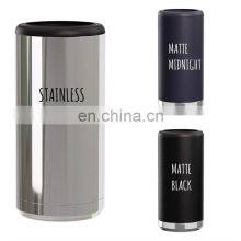 Travel Stainless Steel 12oz Silm Can Cooler for Cans and Bottles,Double Walled Vacuum Insulated Beer Bottle Holder for Summer thumbnail-4