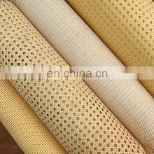 Cheapest Rattan Webbing Roll Made by Machine from strands of chair cane and Table Ceiling Wall Decor Furniture from Manufacturer